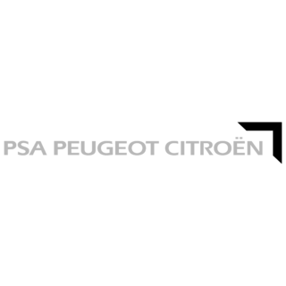 PSA Peugeot Citroen Logo Black and White