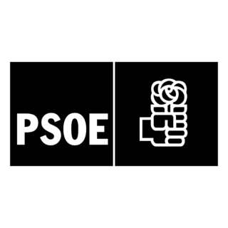 PSOE Logo Black and White