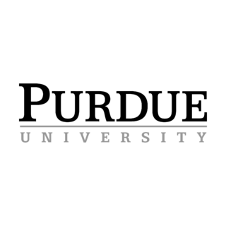 Purdue University Logo Black and White