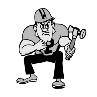 Purdue University Pete Logo Black and White (1)