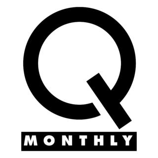 Q Monthly Logo Black and White