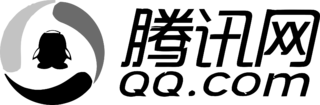 QQ.com Logo Black and White