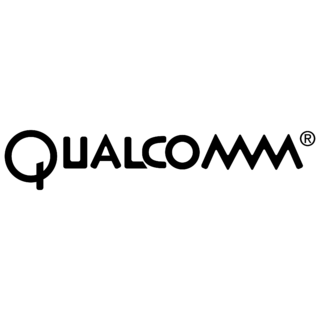Qualcomm Logo Black and White