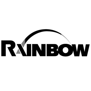 Rainbow Logo Black and White