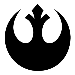 Rebel Alliance Logo Black and White