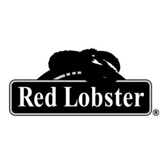 Red Lobster Logo Black and White