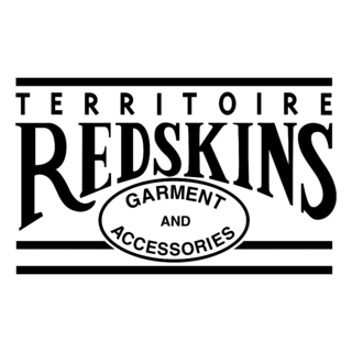 Redskins Territoire Logo Black and White