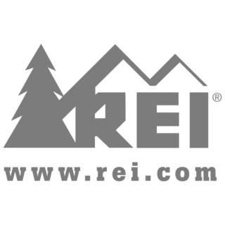 REI Logo Black and White
