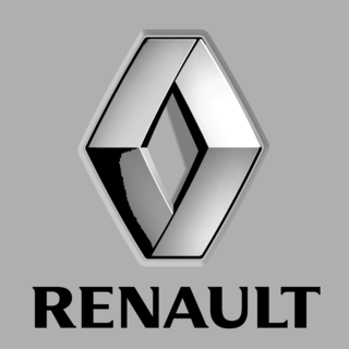 Renault Logo Black and White