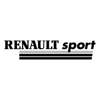 Renault Sport Logo Black and White