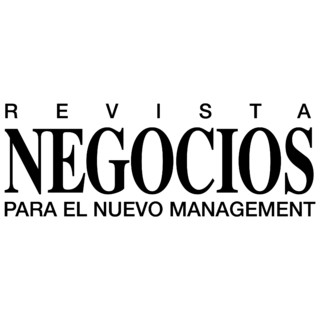 Revista Negocios Logo Black and White
