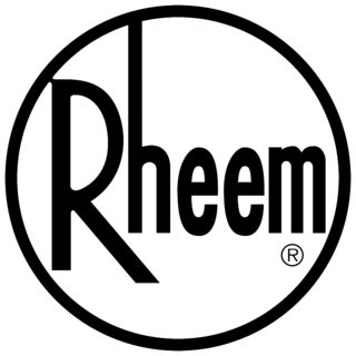Rheem Logo Black and White