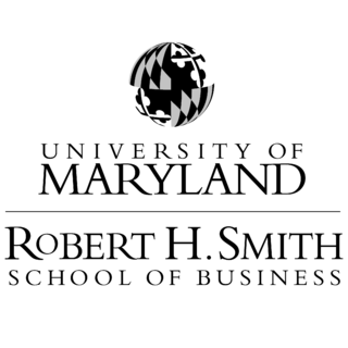 Robert H Smith School of Business Logo Black and White