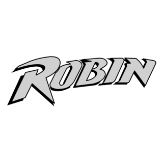 Robin Logo Black and White