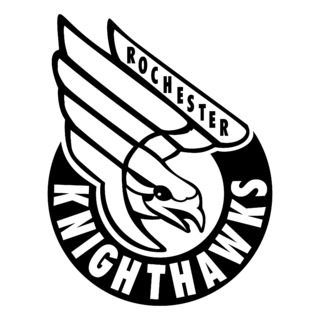 Rochester Knighthawks Logo Black and White