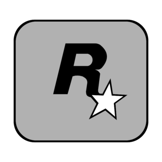 Rockstar Logo Black and White