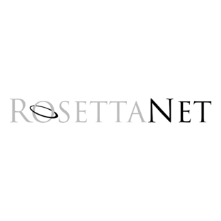 RosettaNet Logo Black and White