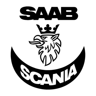 SAAB Scania Logo Black and White (1)