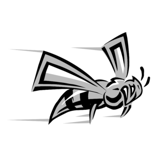Sacramento State Hornets Logo Black and White