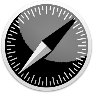 Safari Logo Black and White