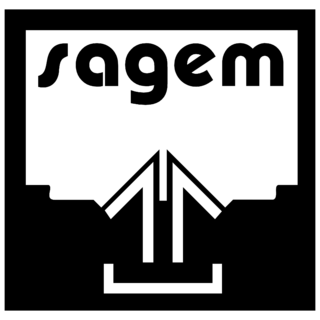 Sagem Logo Black and White