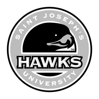 Saint Joseph’s Hawks Logo Black and White