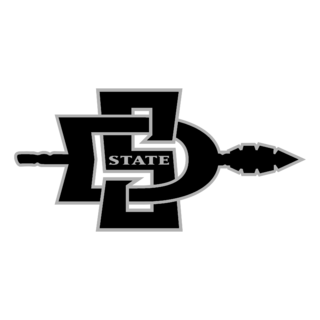 San Diego State Aztecs Logo Black and White