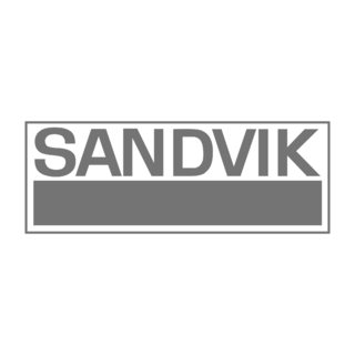 Sandvik Logo Black and White