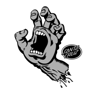 Santa Cruz Skateboards Logo Black and White