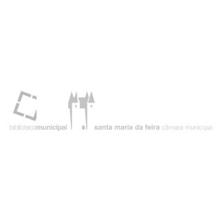 Santa Maria da Feira Logo Black and White