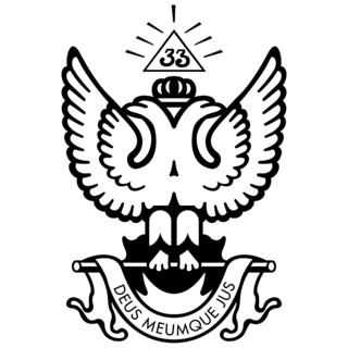 Scottish Rite Logo Black and White