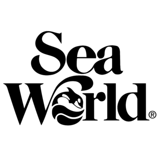 Sea World Logo Black and White