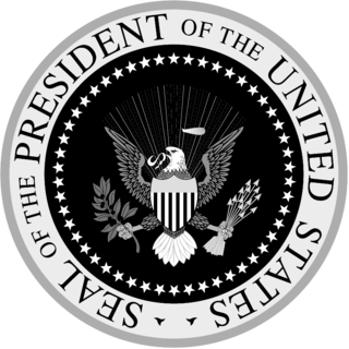 Seal of the President US Logo Black and White
