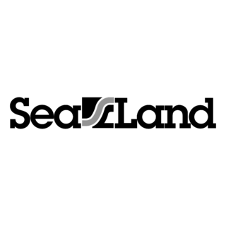 SeaLand Logo Black and White