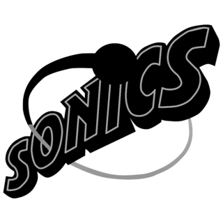 Seattle SuperSonics Logo Black and White (2)