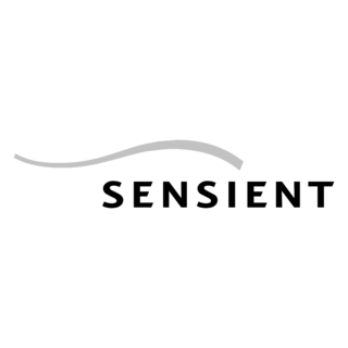 Sensient Logo Black and White