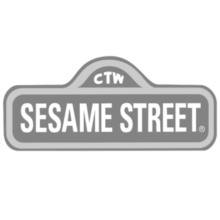 Sesame Street Logo Black and White