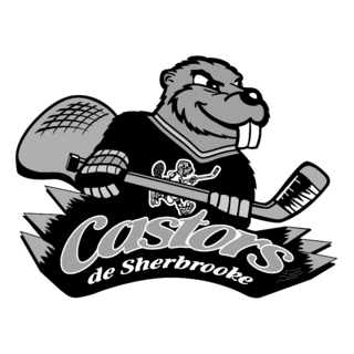 Sherbrooke Castors Logo Black and White