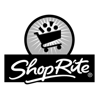 Shop Rite Logo Black and White