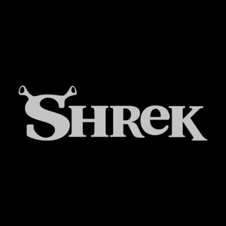 Shrek Logo Black and White