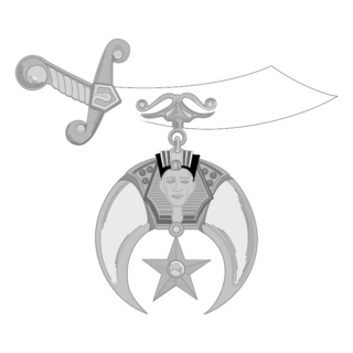 Shrine Logo Black and White