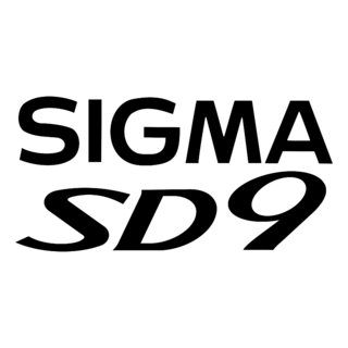 Sigma SD9 Logo Black and White