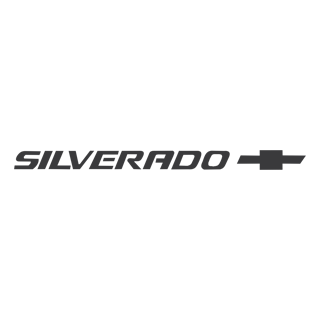 Silverado Logo Black and White