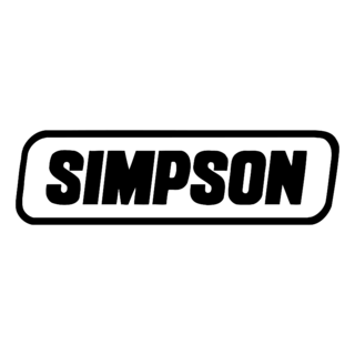 Simpson Logo Black and White