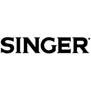 Singer Logo Black and White