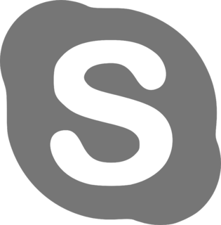 Skype Logo Black and White (1)