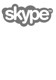 Skype Logo Black and White (2)