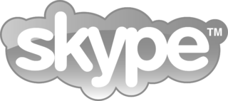 Skype Logo Black and White (3)