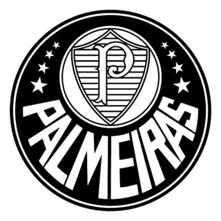 Sociedade Esportiva Palmeiras de Sao Paulo SP Logo Black and White