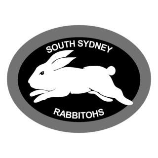 South Sydney Rabbitohs Logo Black and White